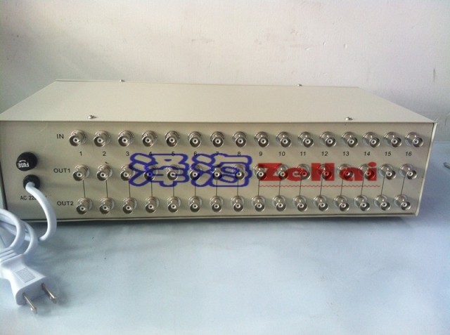 普天视PTS-1632 视频分配器(一进二出十六组