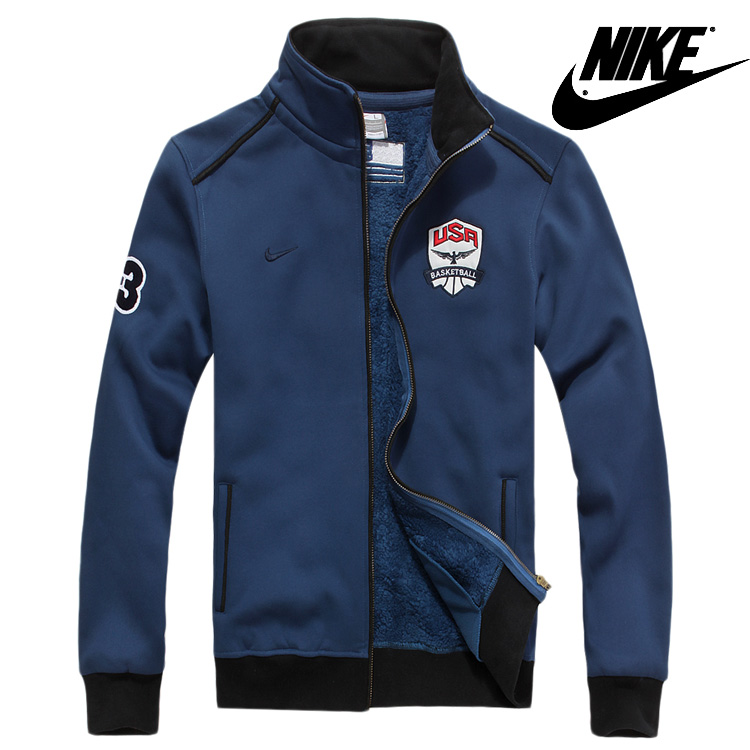 正品耐克卫衣男款上衣纯棉运动服男士摇粒绒夹