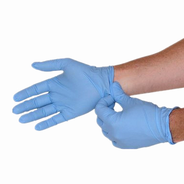 蓝色\/黑色丁腈手套喷漆手套汽车辅助防护工具