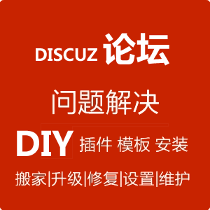 论坛建设 DZ模板制作discuz插件定制开发 DZ整