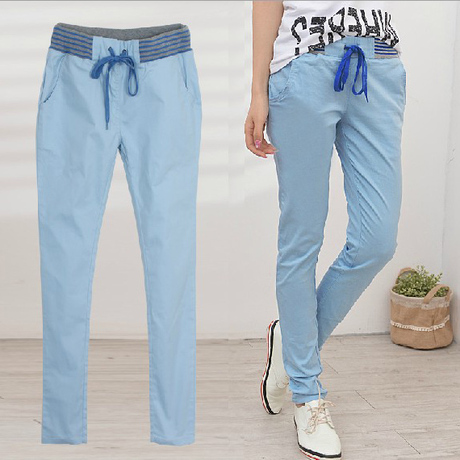 【jasionli】2013夏装薄款<em>大码少女装</em>学生长裤