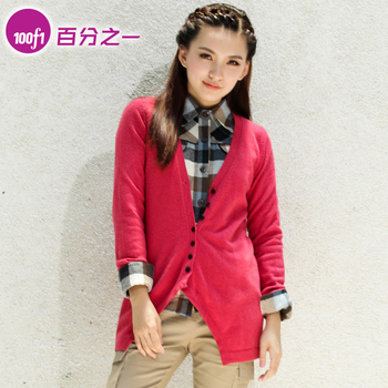 针织<em>开衫搭配</em>_2013春装不规则V领修身<em>羊毛衫</em>