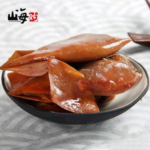 山海购舟山特产烧烤味鱿鱼仔 即食带仔墨鱼仔