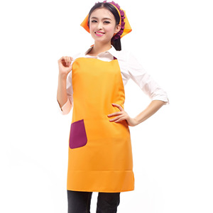 时尚韩版厨房围裙+头巾 餐厅火锅店服务员熟食
