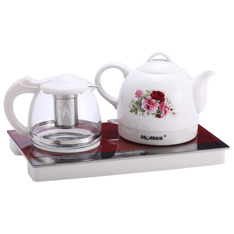 Gdoer\/格顿 HY-2280 陶瓷电热水壶套装 保温茶