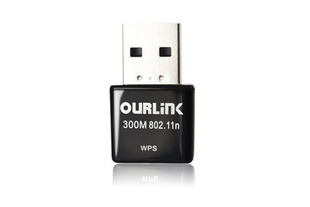 【10:00开团，包邮】现价44.98元 原价69元Ourlink WU330ECS迷你USB无线网卡（每个ID限购3件）