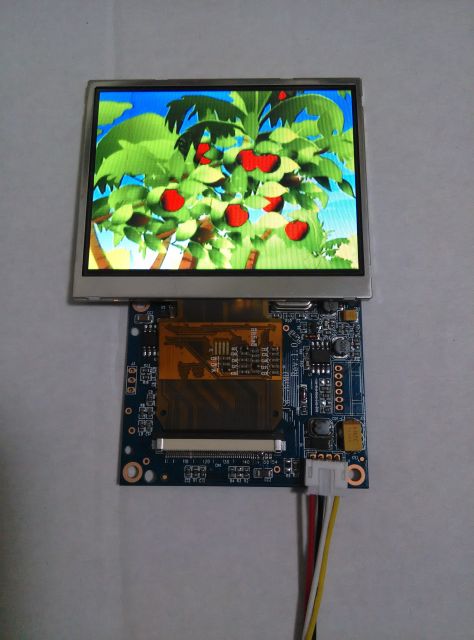 3.5寸奇美液晶屏+驱动板DIY寻星仪配件投影工