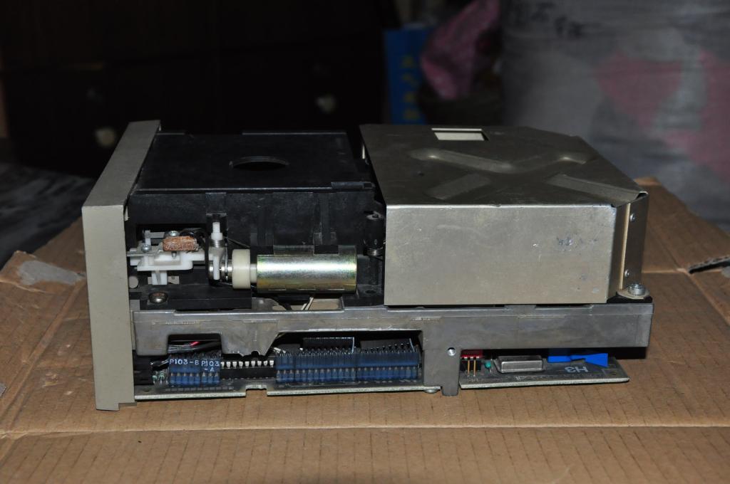 老电脑拆机磁带机 磁带存储机,古董电脑硬件收