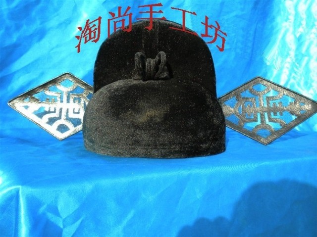 纯手工,七品芝麻官帽~乌纱帽~县官帽,各种帽翅 耍