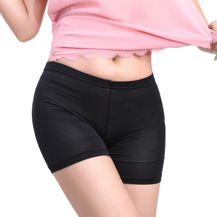 韩版女装三分<em>安全裤</em>防走光冰丝莫代尔蕾丝<em>打底</em>