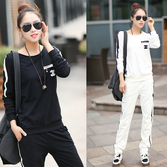 2014女士卫衣休闲套装女唯品会韩版潮春秋韩范运动服远动装两件套|一淘网优惠购|购就省钱