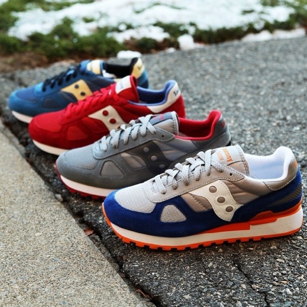 索康尼Saucony shadow 2014限量复古慢跑鞋灰