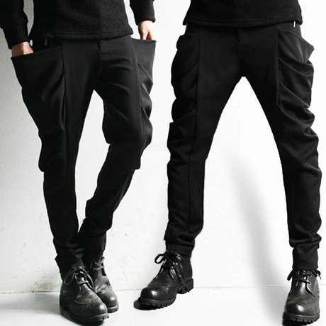 夏个性哈伦裤修身<em>男式</em>哈龙裤小脚休闲<em>马裤</em>男韩