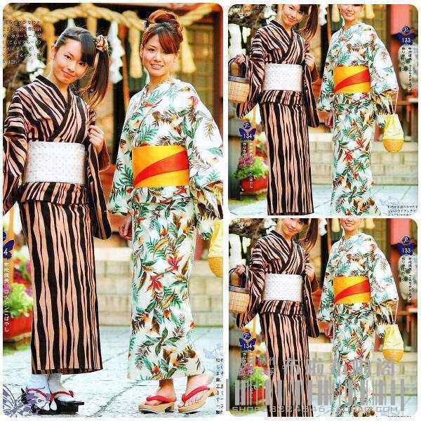 实物1:1服装<em>裁剪</em>纸样新2013<em>女款</em>日式和服<em>睡衣</em>