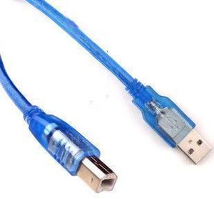 蓝色5米USB线HP 爱普生 佳能 兄弟联想三星打