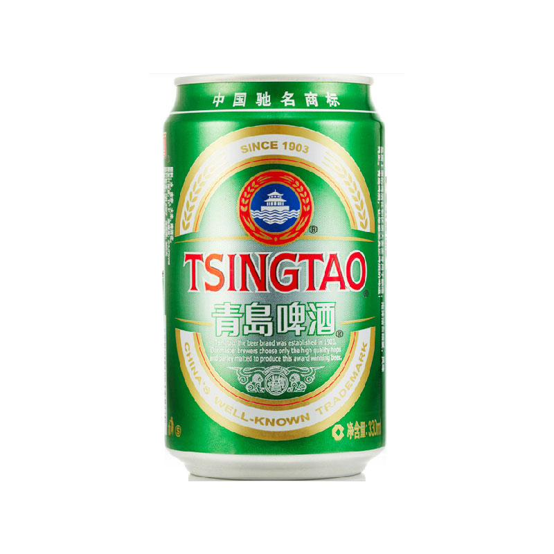 【天猫超市】青岛啤酒 优质易拉罐 330ml/罐 听装 炸鸡和啤酒