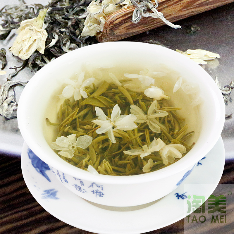 2014新茶 茉莉花茶 四川碧潭飘雪类茶叶 雅安茉莉飘雪