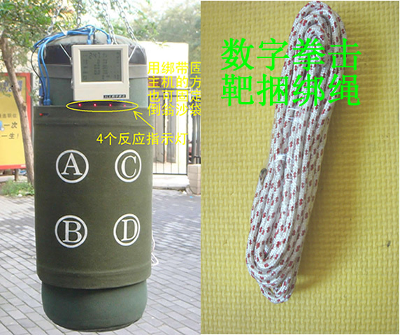 测力拳击靶 不倒翁 拳击沙袋 智能拳击靶 电子拳