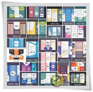 284-公司宣传企业活动各类菜单册子手册EPS