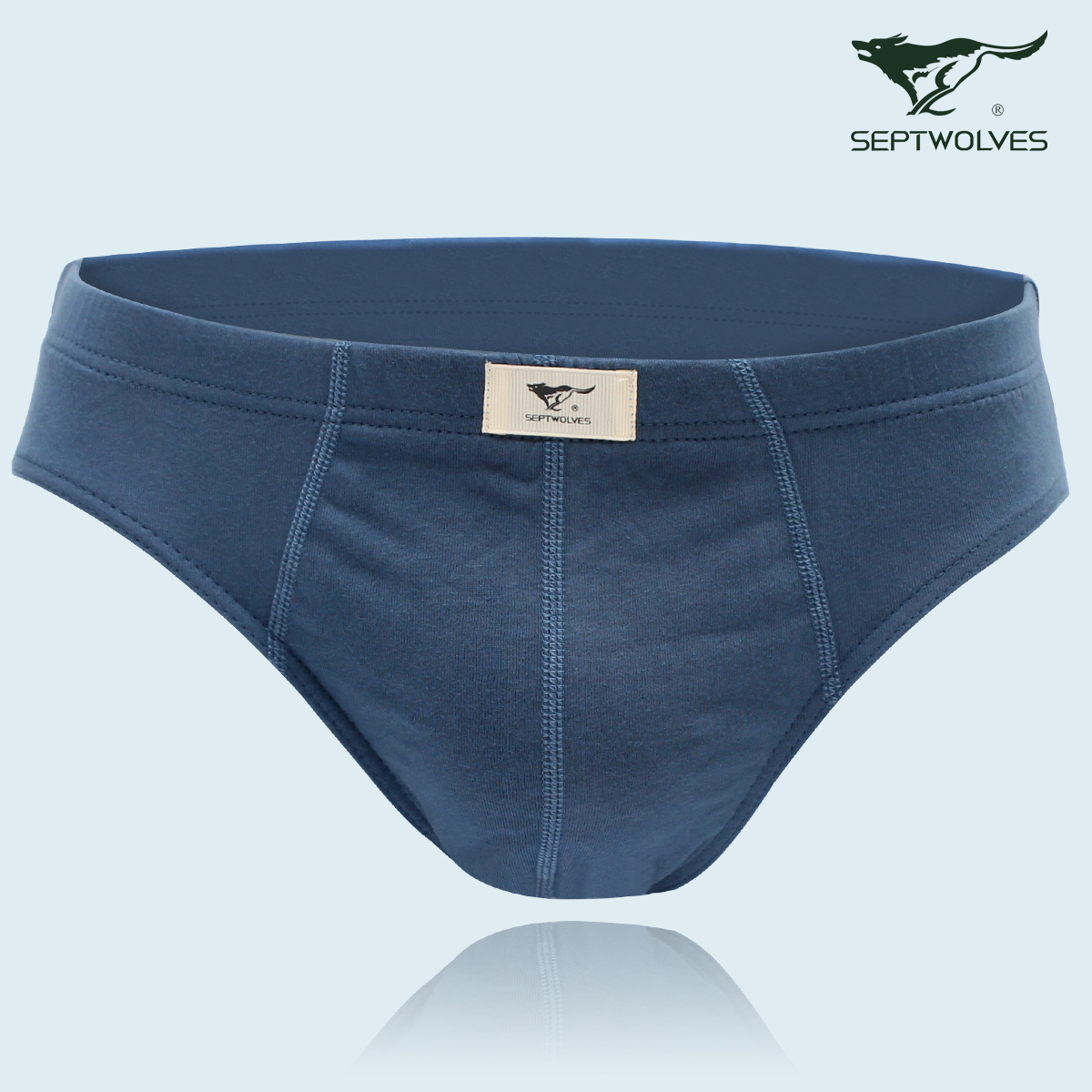 4条装 七匹狼内裤男纯棉三角裤 男式全棉性感