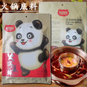 四川火锅底料熊猫锋味火锅料300克成都特产麻