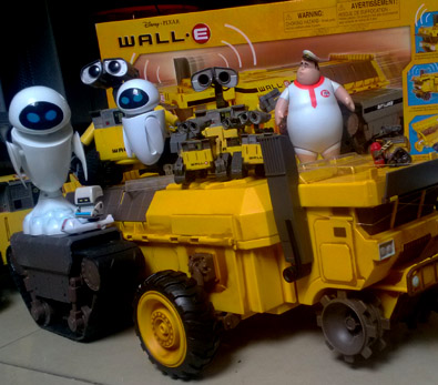 迪斯尼 wall.e/机器人总动员瓦力 基地 阿莫 非合俊版伊娃