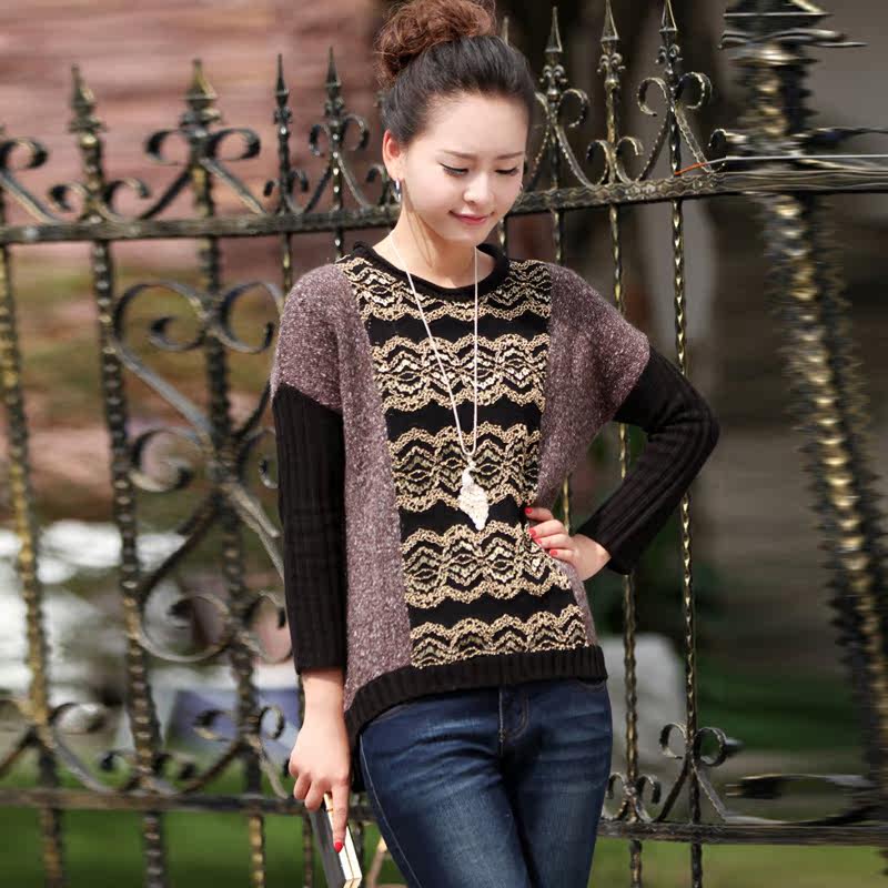 米兰登2013<em>秋款</em>正品 新款<em>女装</em> 长袖女<em>毛衣打底</em>