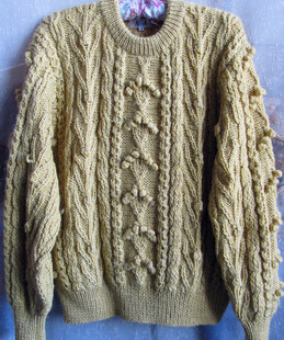 深泽 纯手工编织rodarte2012年同款落肩<em>宽松超</em>