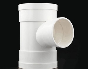 联塑PVC-U排水管配件管件160转110mm三通