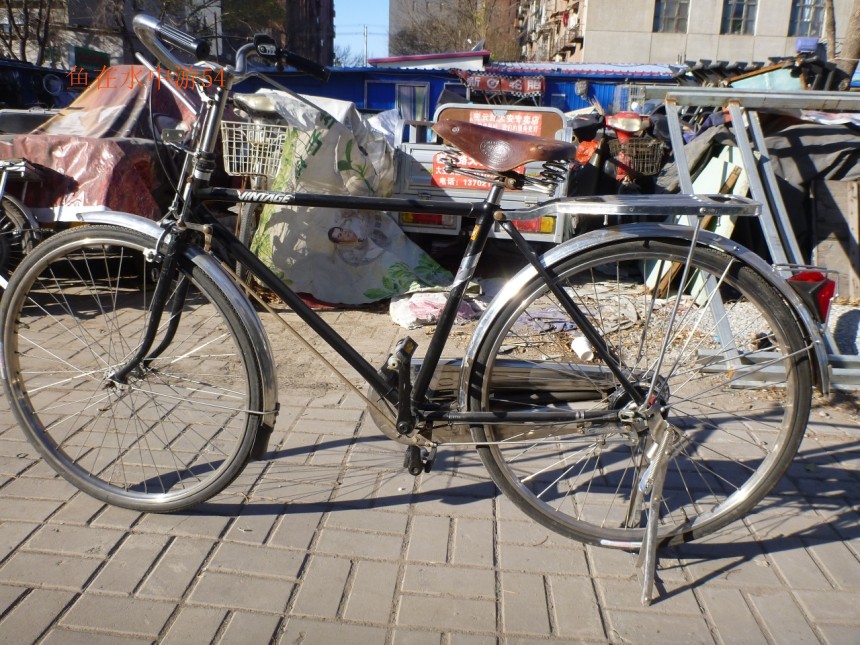 日本进口 二手26型燕子牌自行车,手闸,硬闸,内