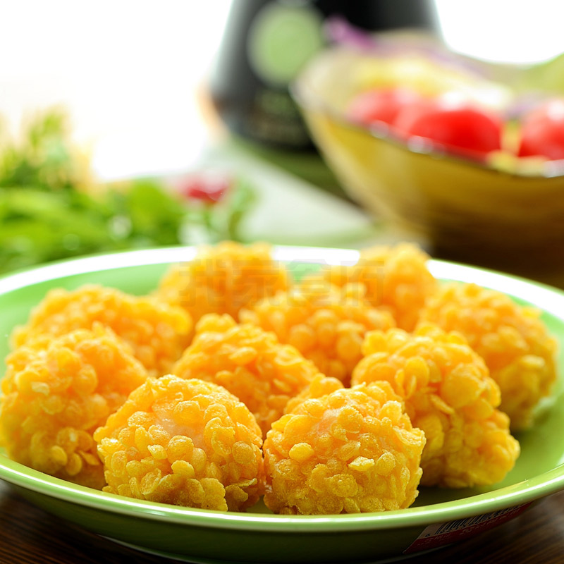 特制虾球 黄金鱼籽酱虾球 玉米片虾球 必胜客肯