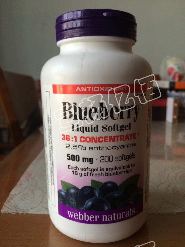 加拿大Webber Naturals Blueberry韦博天然蓝莓