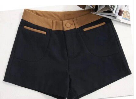 春装新款2014<em>毛呢短裤女</em>秋冬 <em>特大码</em>呢子短裤