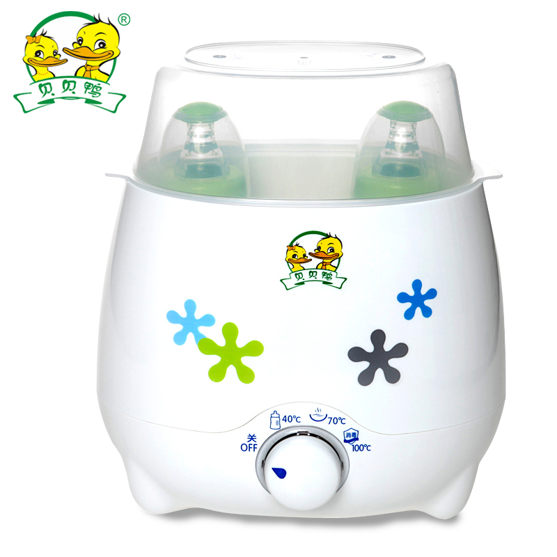 贝贝鸭暖奶器 温奶器恒温热奶器 双瓶暖奶器消毒多功能a14c正品|一淘网优惠购|购就省钱