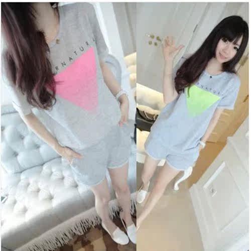 闺蜜姐妹<em>套装</em>夏季新款韩版学生<em>卫衣</em>短袖T恤短