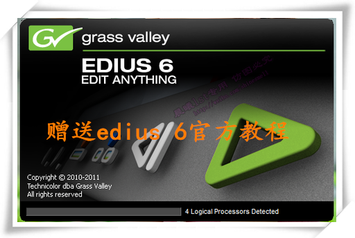 Edius6影视软件专业视频后期剪辑软件 附赠Ed
