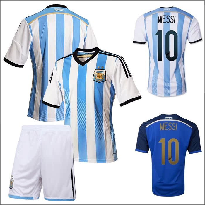 2014赛季阿根廷球衣 阿根廷主场球服 短袖足球