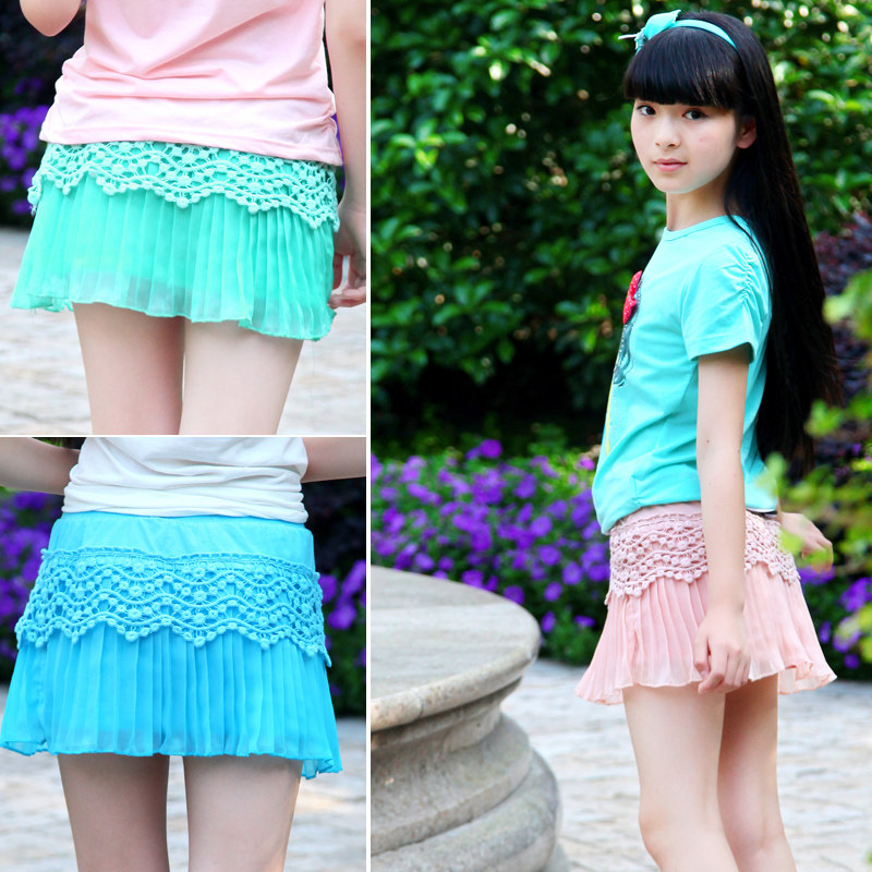 儿童衣服女童10岁<em>十二岁</em>女孩<em>裙子</em>小短裙<em>夏天</em>