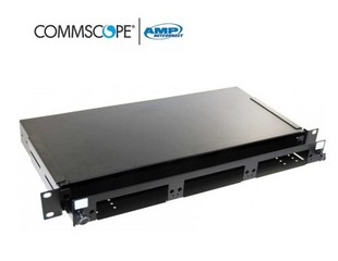 commscope amp amp 1348876-4 1u fiber distribution box distribution frame drawer type odf