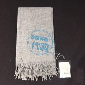 英国专柜代购 Acne Canada 羊毛围巾披肩light