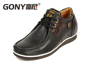 高尼男式增高鞋 韩版潮板鞋内增高休闲鞋皮鞋