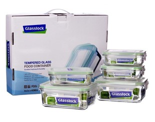 GLASSLOCK 三光云彩 GL07 钢化玻璃保鲜盒5件套