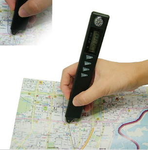 地图测距仪,数码地图尺测距仪-带指南针照明功