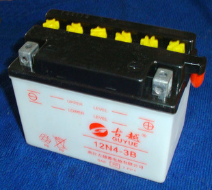 国家免检产 古越牌 摩托车电瓶 摩托车蓄电池 (
