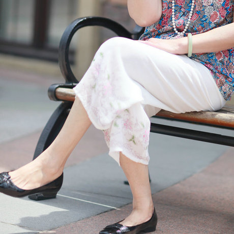 爱妈美中年中<em>老年人</em>夏装 女<em>老人马裤</em>女士宽松