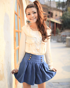 求购类似于图片中的裙子,牛仔<em>材质</em>,连体裤也可