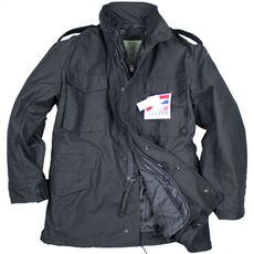 Тренчкот милитари 野战服饰外贸原单★美国propper 男款黑色m65棉风衣