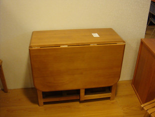 单身公寓小户型实木折叠餐桌 1+4套 厦门岛内