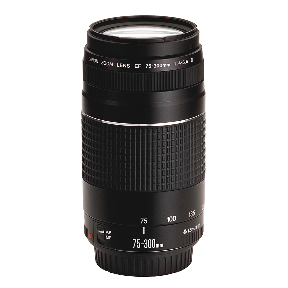 佳能单反长焦镜头EF 75-300mm f4-5.6 III正品行