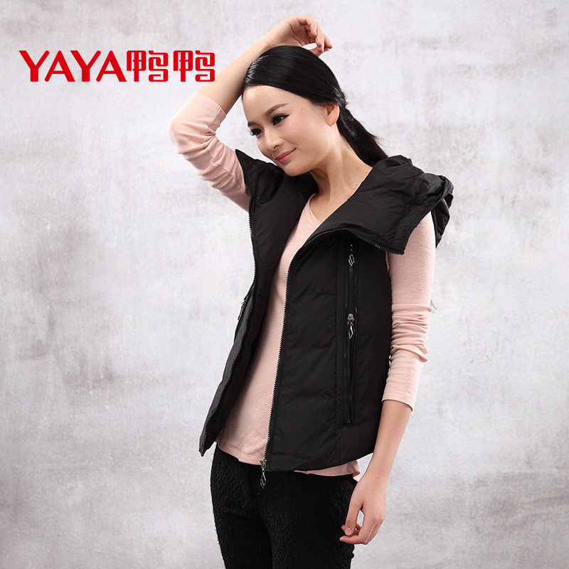专柜正品 YAYA<em>鸭鸭</em>时尚羽绒服<em>女式</em>修身<em>羽绒马</em>